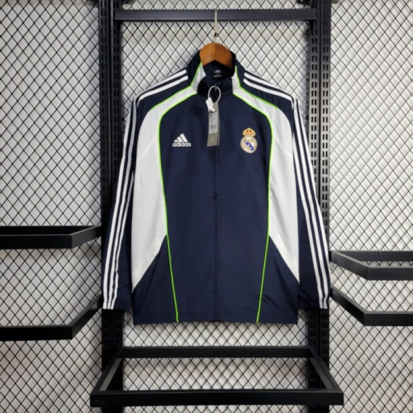 2025 Real Madrid Black Windbreaker Sport Unifom jersey Sport Unifom