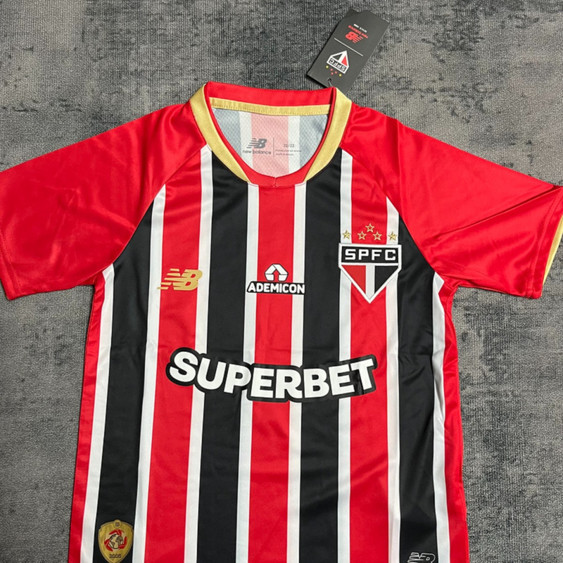 2025/26 Sao Paulo away jersey kids Kits size: 16-28