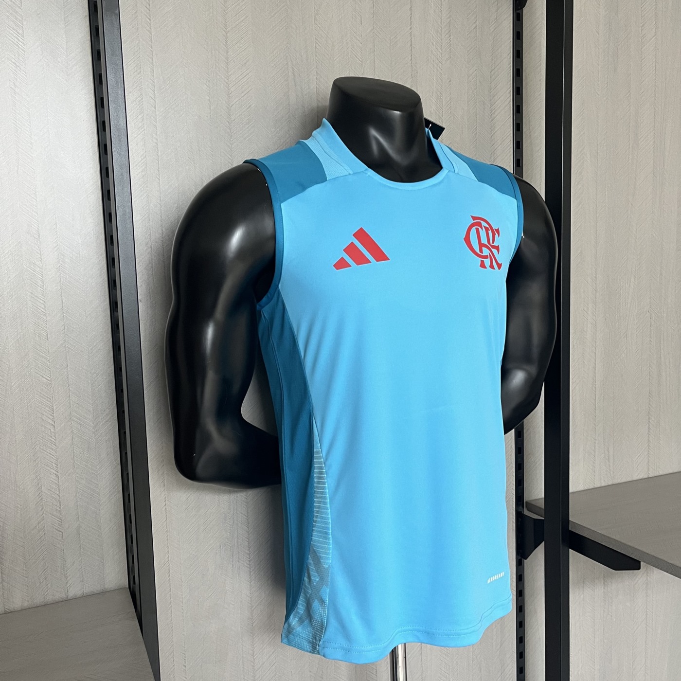 2025/26 Flamengo Training Wear Light Blue Vest Jersey Fan Version