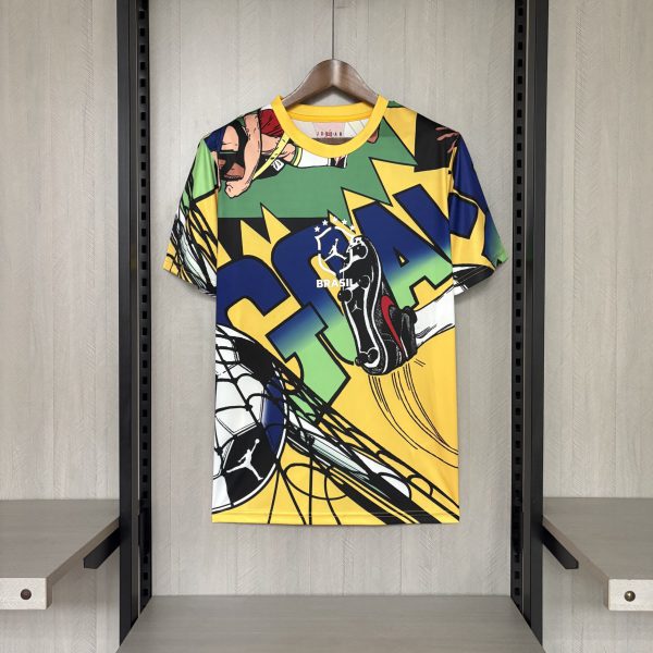 2026 Brazil Cartoon Edition Jersey Fan version
