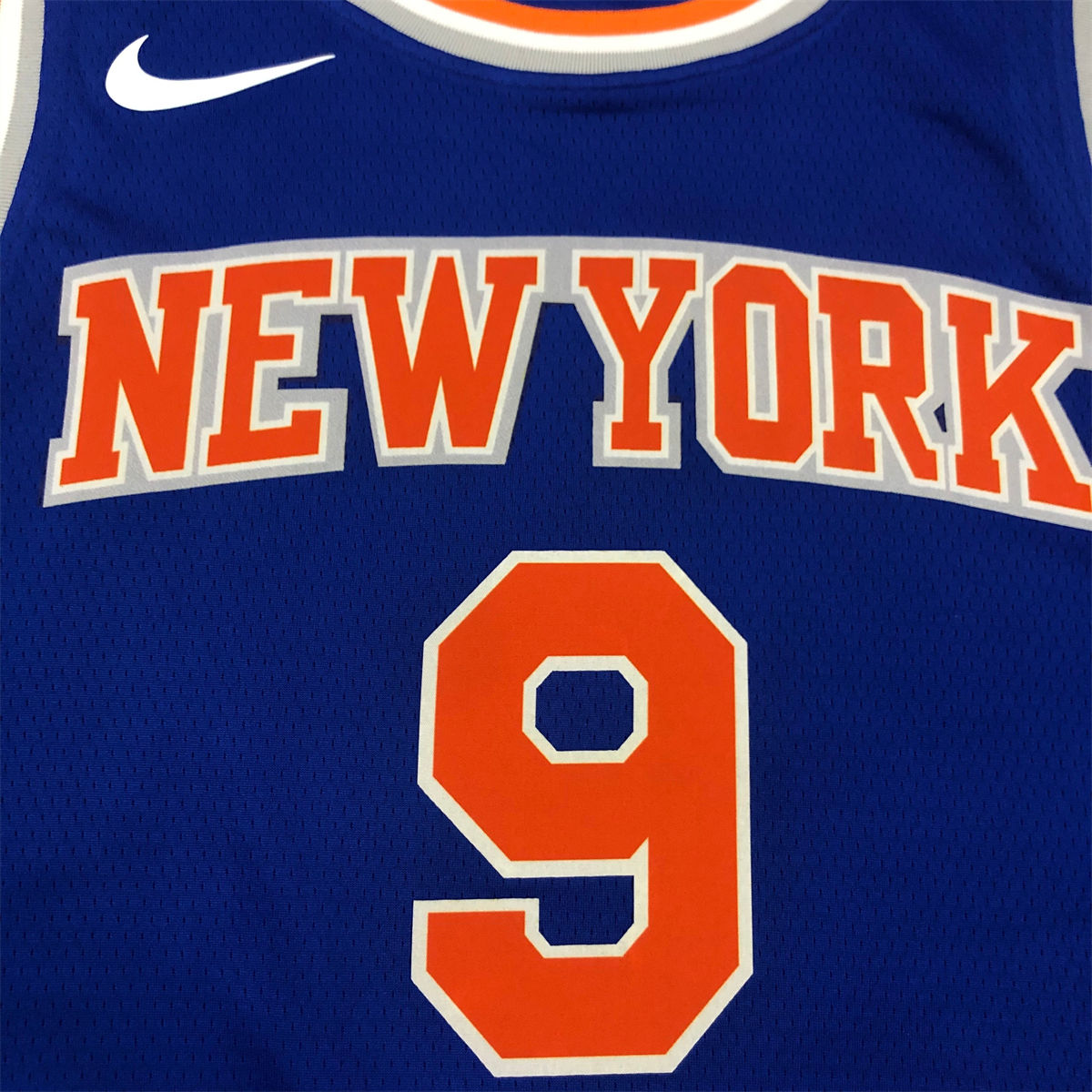NBA New York Knicks Round Neck Blue jersey BARRETT#9 S-XXL