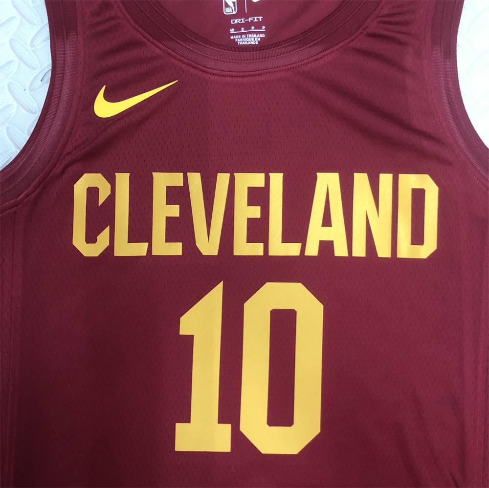 NBA Cleverland Cavaliers Round Neck Red jersey GARLAND#10 S-XXL