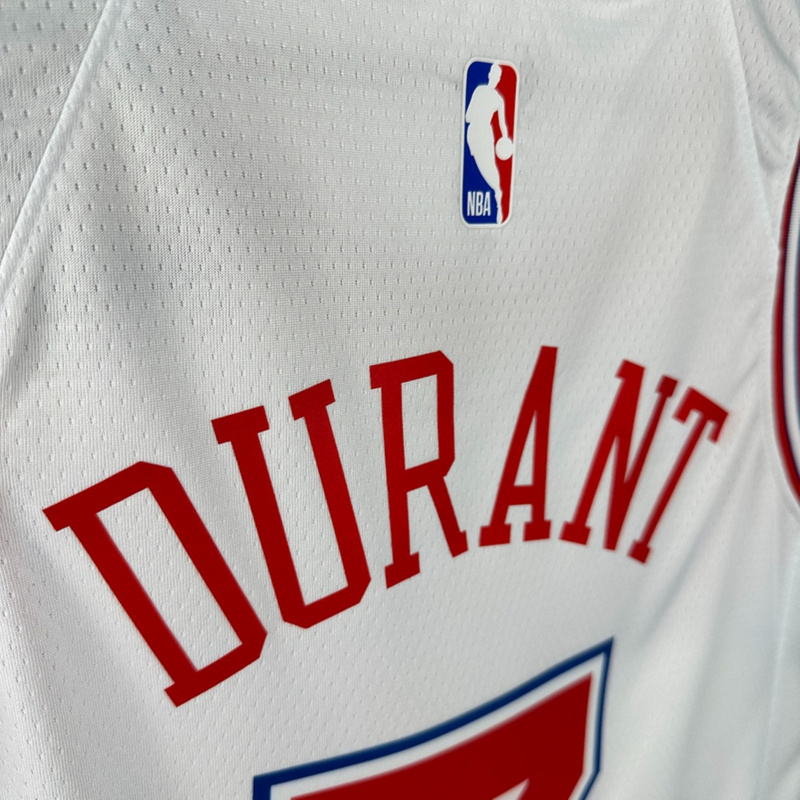 NBA Houston Rockets 2024 Round Neck Balck Jersey DURANT#7 S-XXL