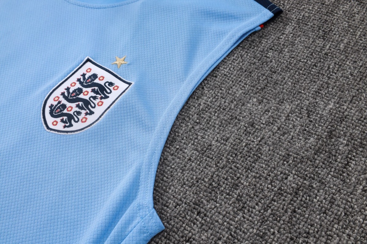 2026 England Light blue Training Set Shirt and Shorts
