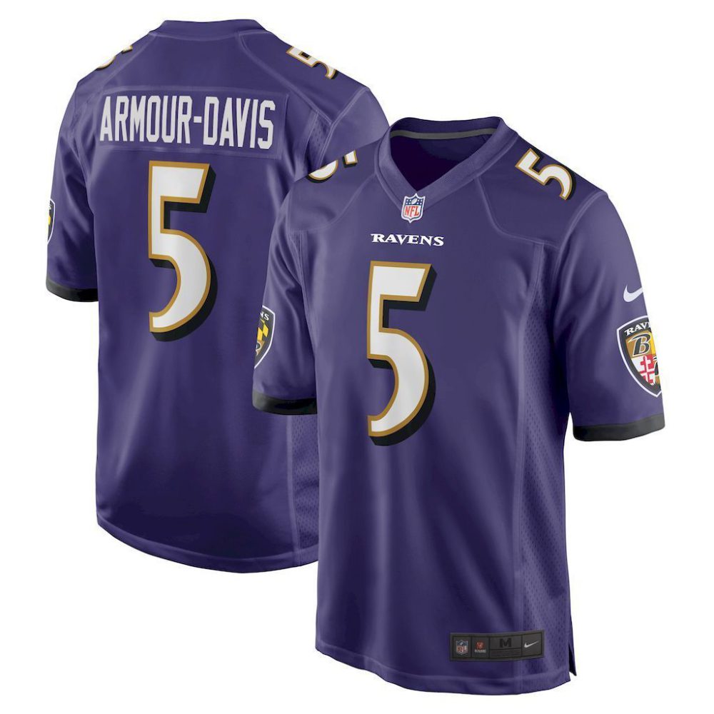 NFL Baltimore Ravens Jeysey ARMOUR-DAVIS #5