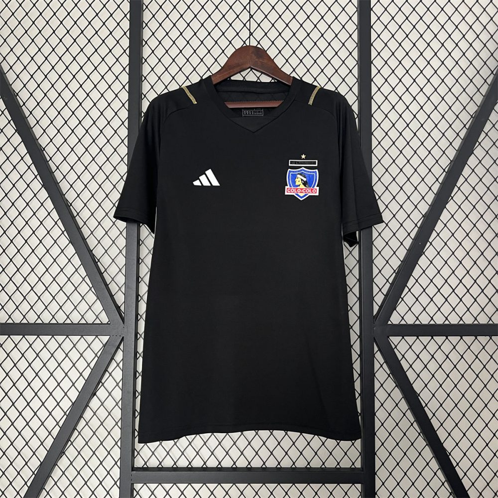 24/25 Colo Colo Training Wear Black Jersey Fan Version