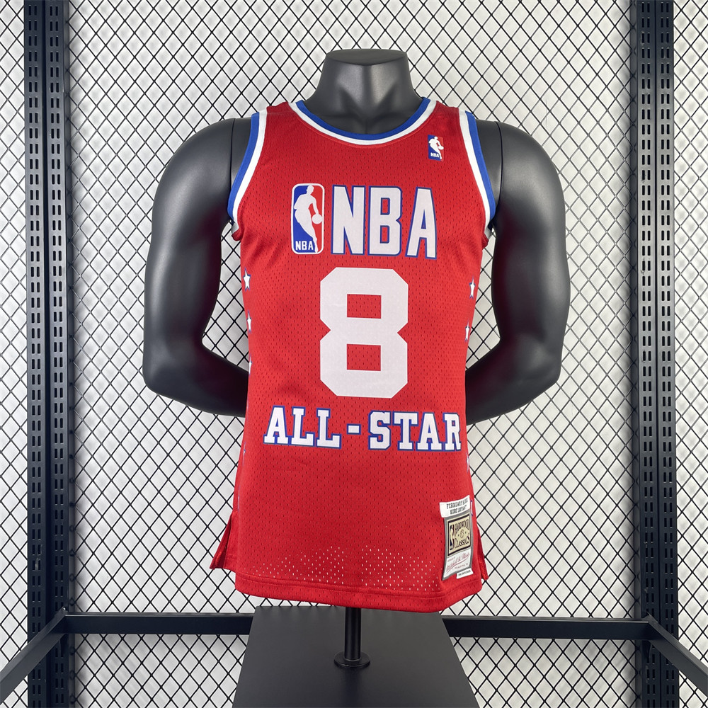 NBA Retro 2003 All-Star Red Jersey BRYANT#8 S-XXL