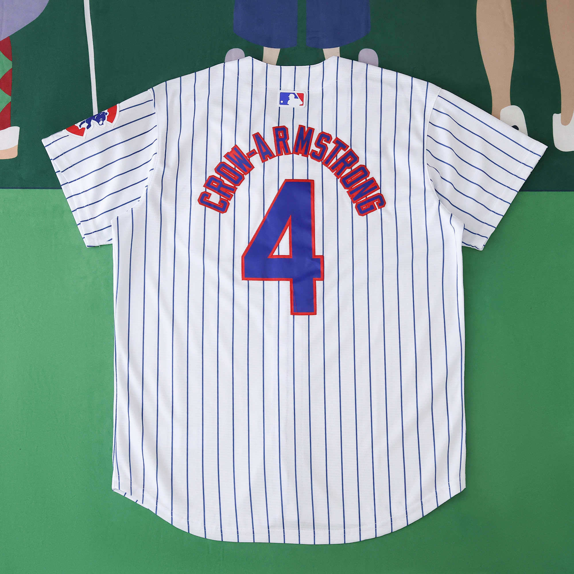 MLB 2025 Chicago Cubs Stripes Jersey CROW-ARMSTRONG #4