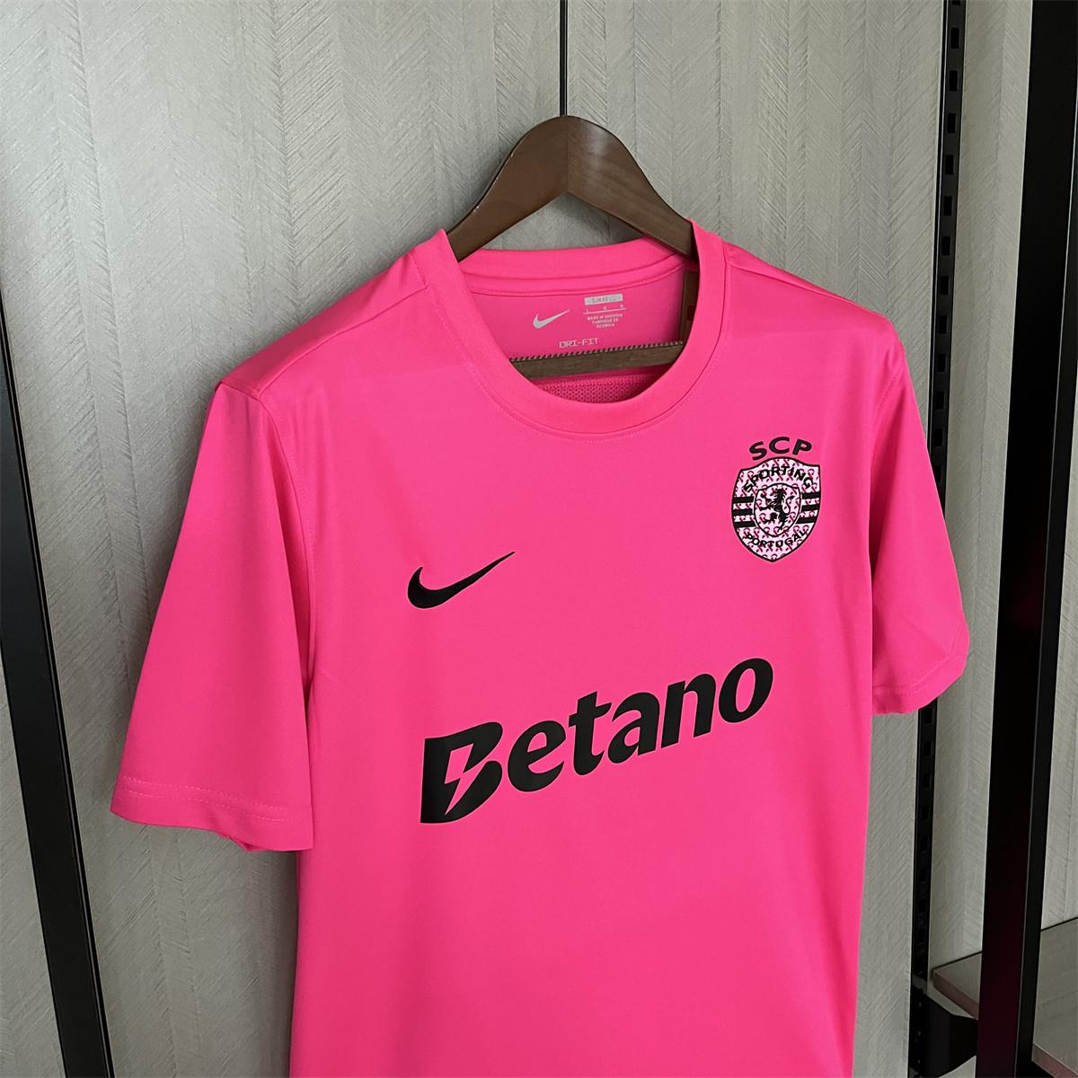 2024/25 Sporting Pink October Jersey Fan Version
