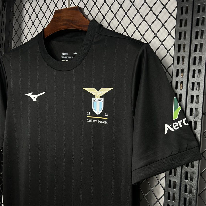 2024/25 Lazio 50th Anniversary Black Jersey Fan Version