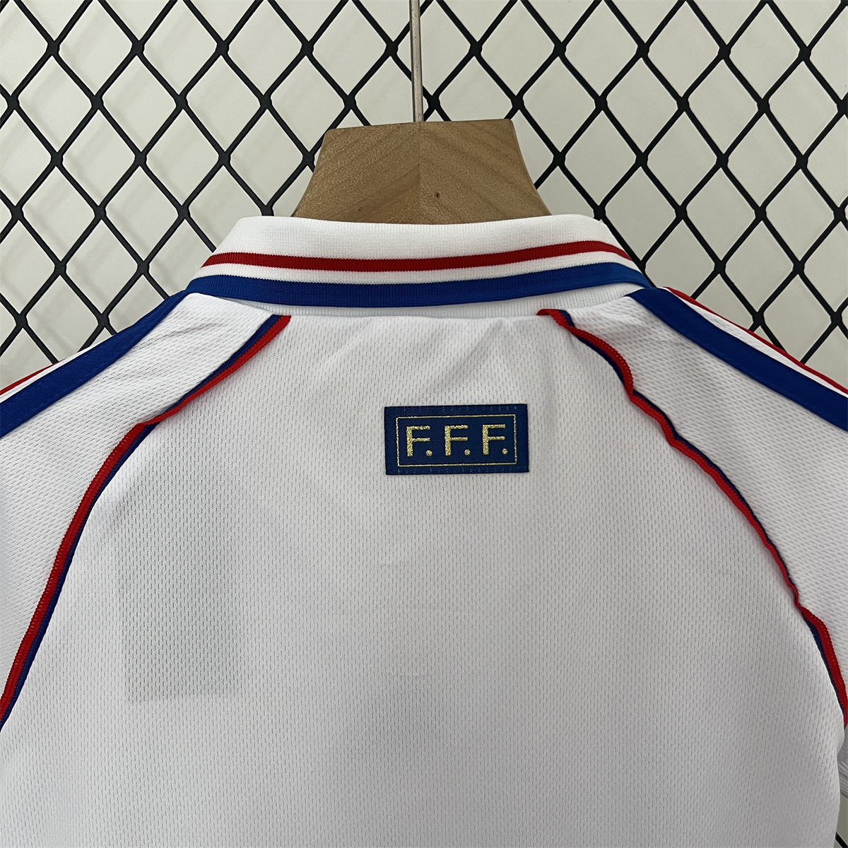 Retro France 1998 kids Away jersey Kid Kits Size 16-28