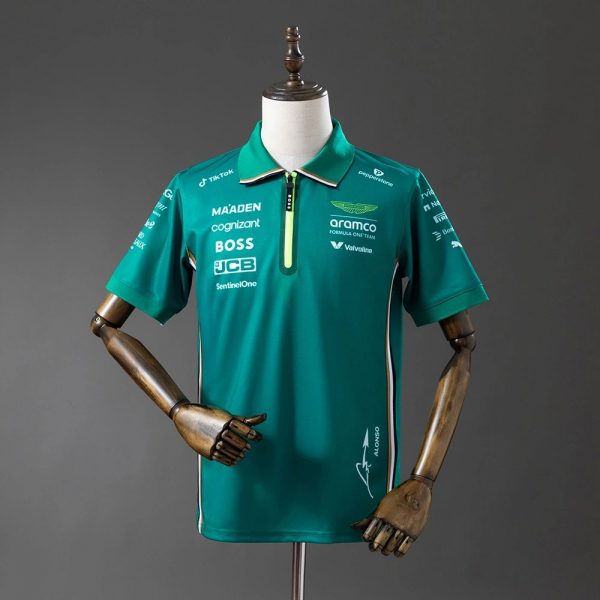 F1 Racing Aston Martin Team 2025 Green Suit POLO