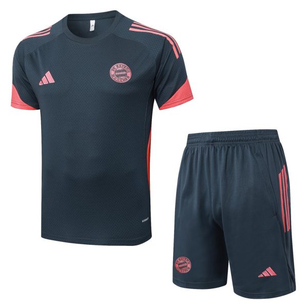 2026 Bayern Munich Dark grey Training Set Shirt andShorts