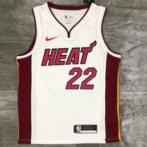 NBA Miami Hearts V-Neck White Jersey BUTLER#22 S-XXL