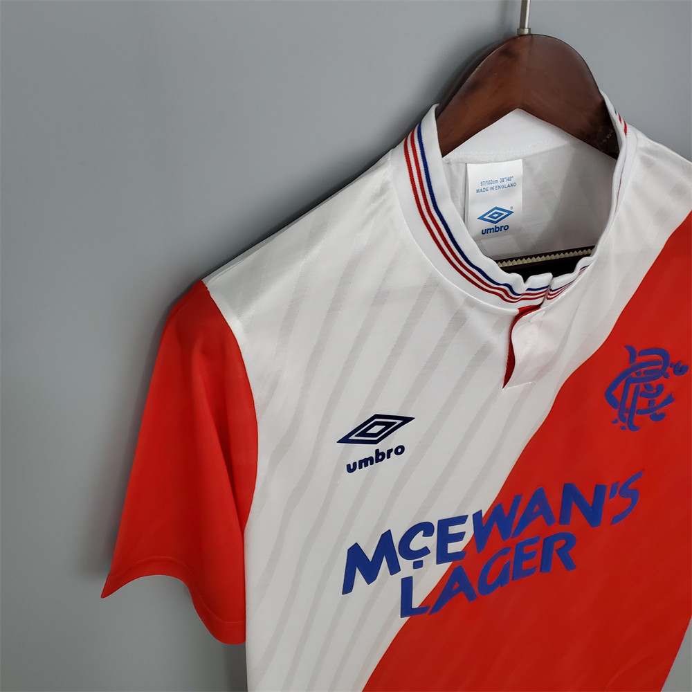 Retro Rangers 87/88 Away jersey Fan Version