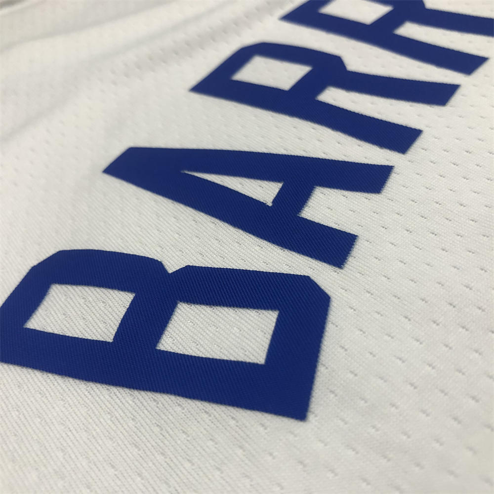 NBA New York Knicks Round Neck White jersey BARRETT#9 S-XXL