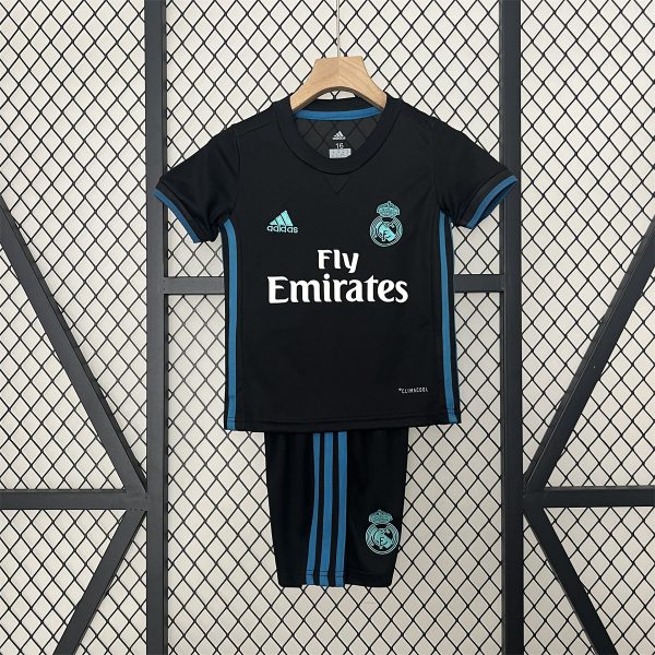 Retro Real Madrid 17/18  away jersey Kid Kits Size 16-28