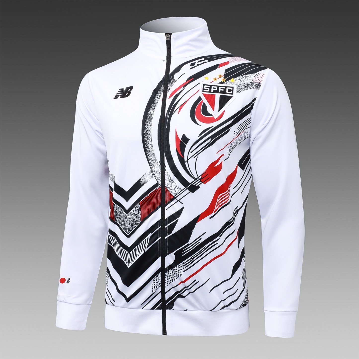 2025/26 Sao Paulo white Jacket Training Suit Set Football Team Shirt Sports Fashion