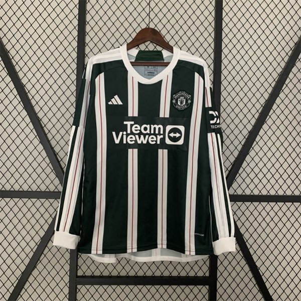 23/24 Manchester United Away Long Sleeve jersey Fan Version