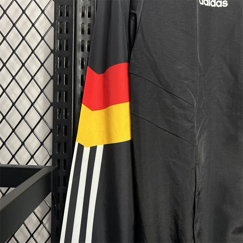 2024/25 Germany Euro Black windbreaker Sport Unifom jersey Sport Unifom