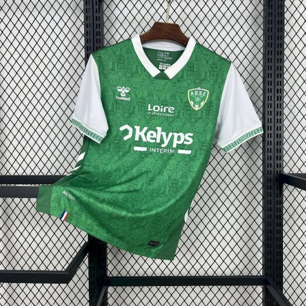 2025/26 Saint-Etienne Home Green Jersey Fan Version