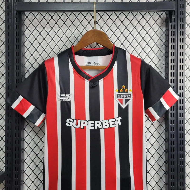 24/25 kids kits sao paulo away jersey size: 16-28
