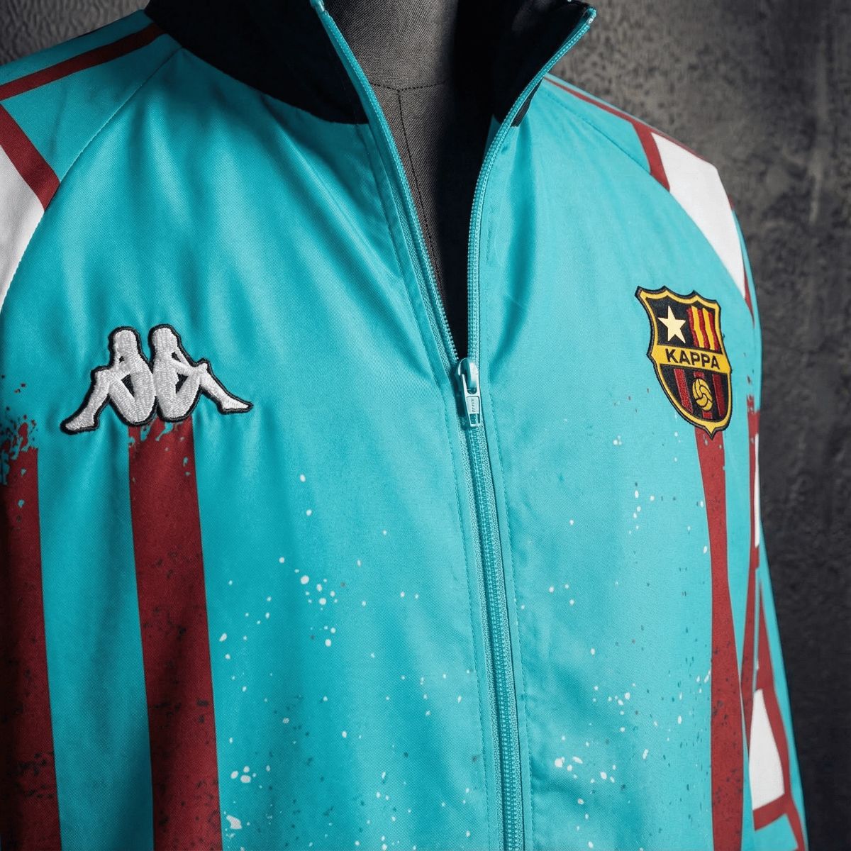 1996/97 Vintage Style Barcelona BARCA#9 Jacket Windbreaker Sport Unifom
