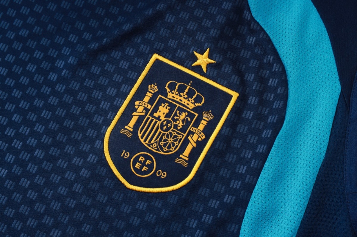 2026 Spain Royal blue Training Set Shirt and Shorts