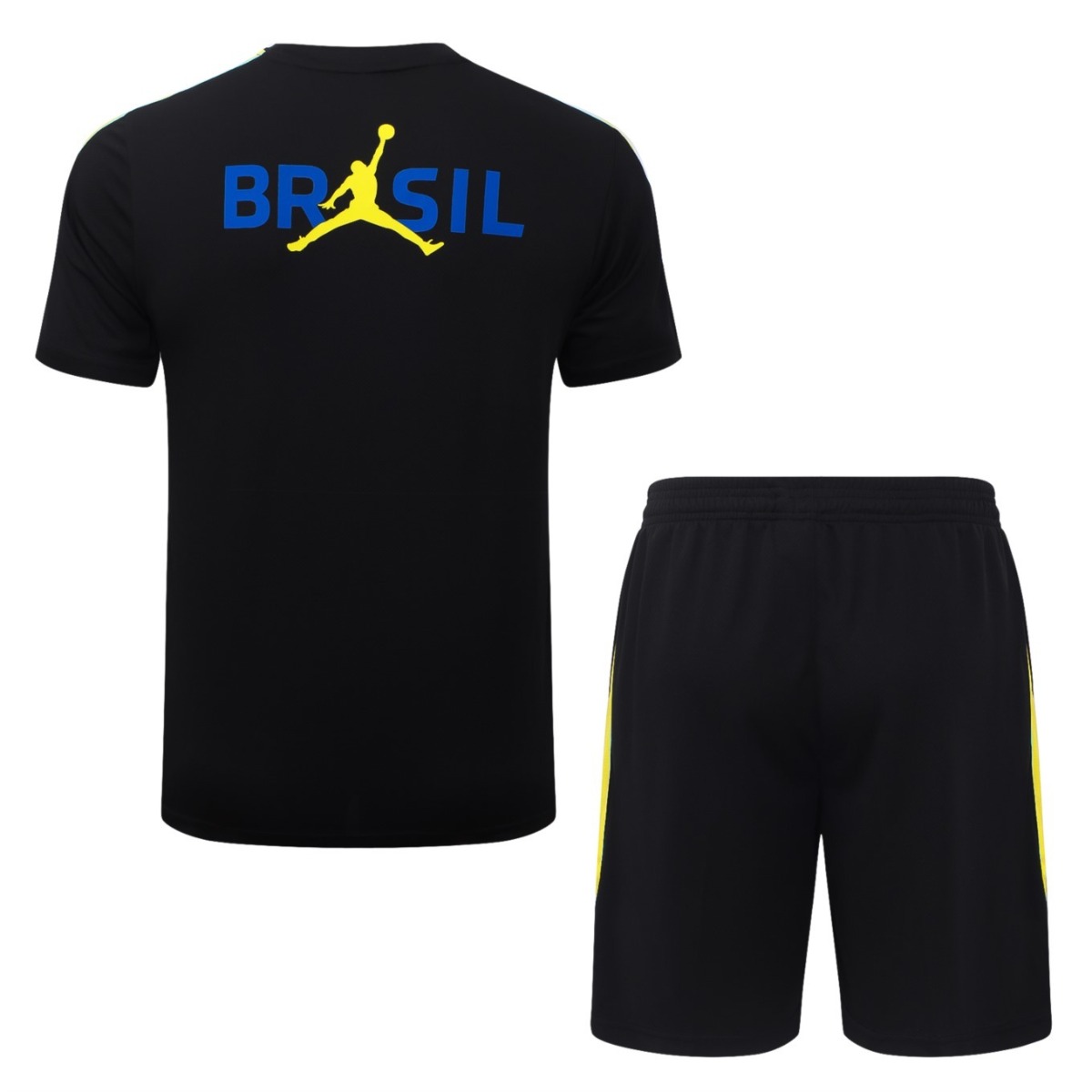 2026 Brazil Black Training Set Shirt and Shorts