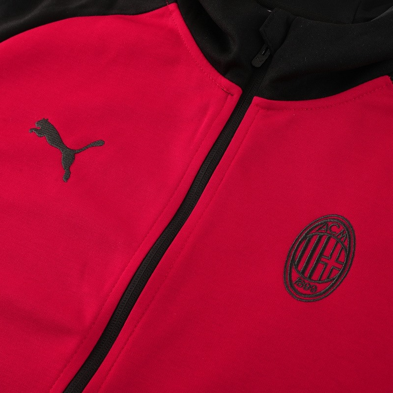 2024 AC Milan Royal Blue Hoodie Jacket Kit Set Football Team Shirt Sports Fashion