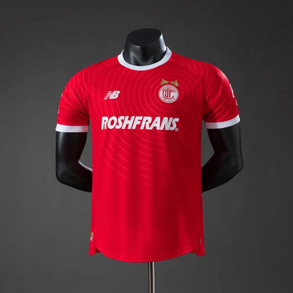 2026/27 Toluca Home Red Jersey Player Version