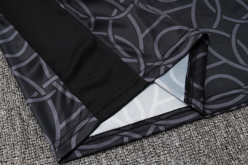 24/25 Paris Black Training Set Shirt and Shorts