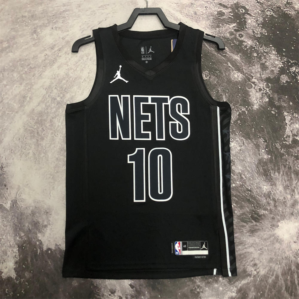 NBA Brooklyn Nets V-Neck Black Jersey SIMMONS#10 S-XXL