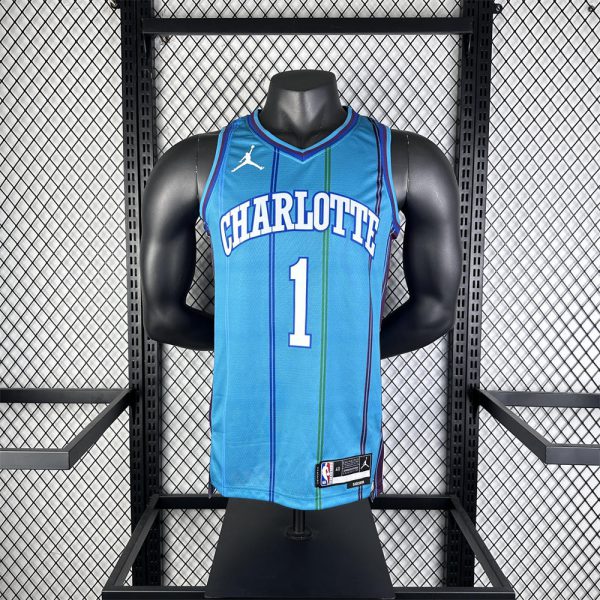 NBA Charlotte Hornets BALL#1 23/24 Swingman Replica Jersey - Classic Edition S-XXL