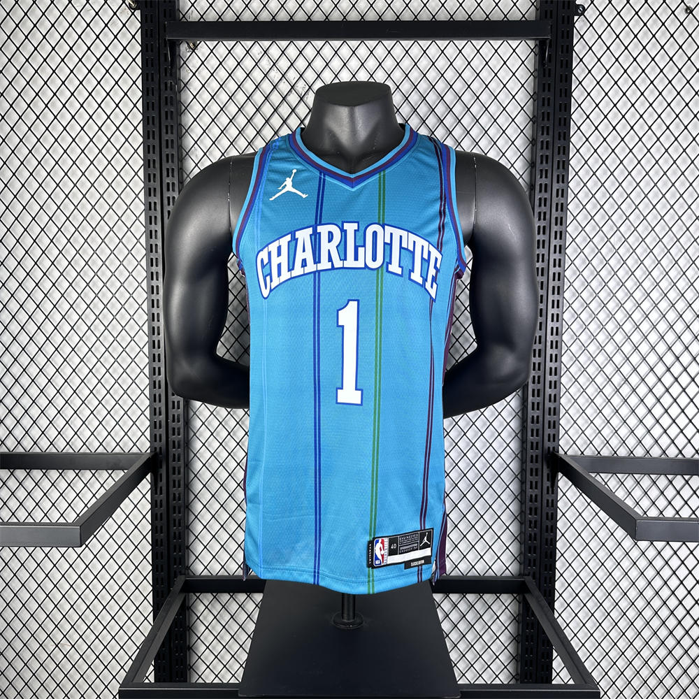 NBA Charlotte Hornets BALL#1 23/24 Swingman Replica Jersey - Classic Edition S-XXL