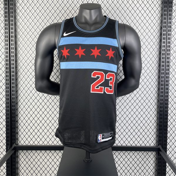 NBA Chicago Bulls JORDAN#23 2019 Black JORDAN Edition Swingman Jersey S-XXL