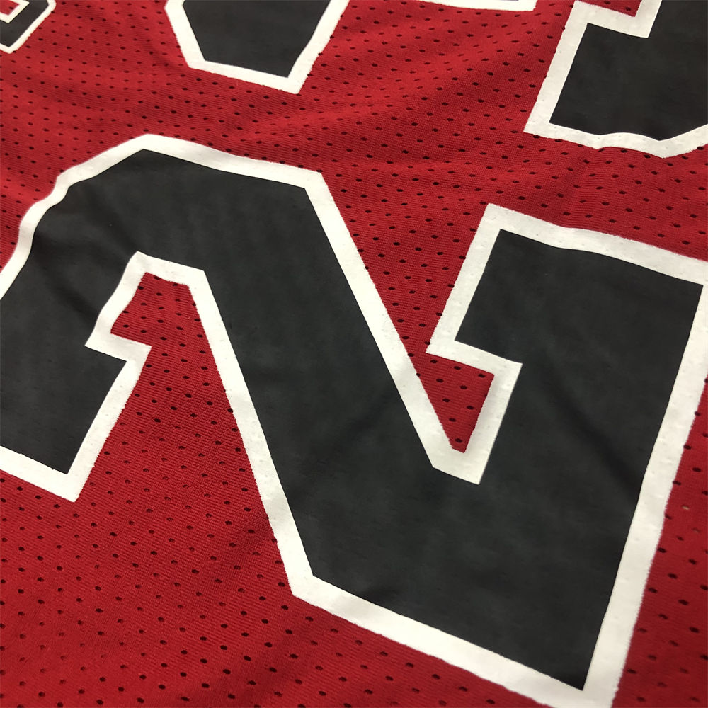 NBA Chicago Bulls Mitchellness Red Jersey JORDAN#23 S-XXL