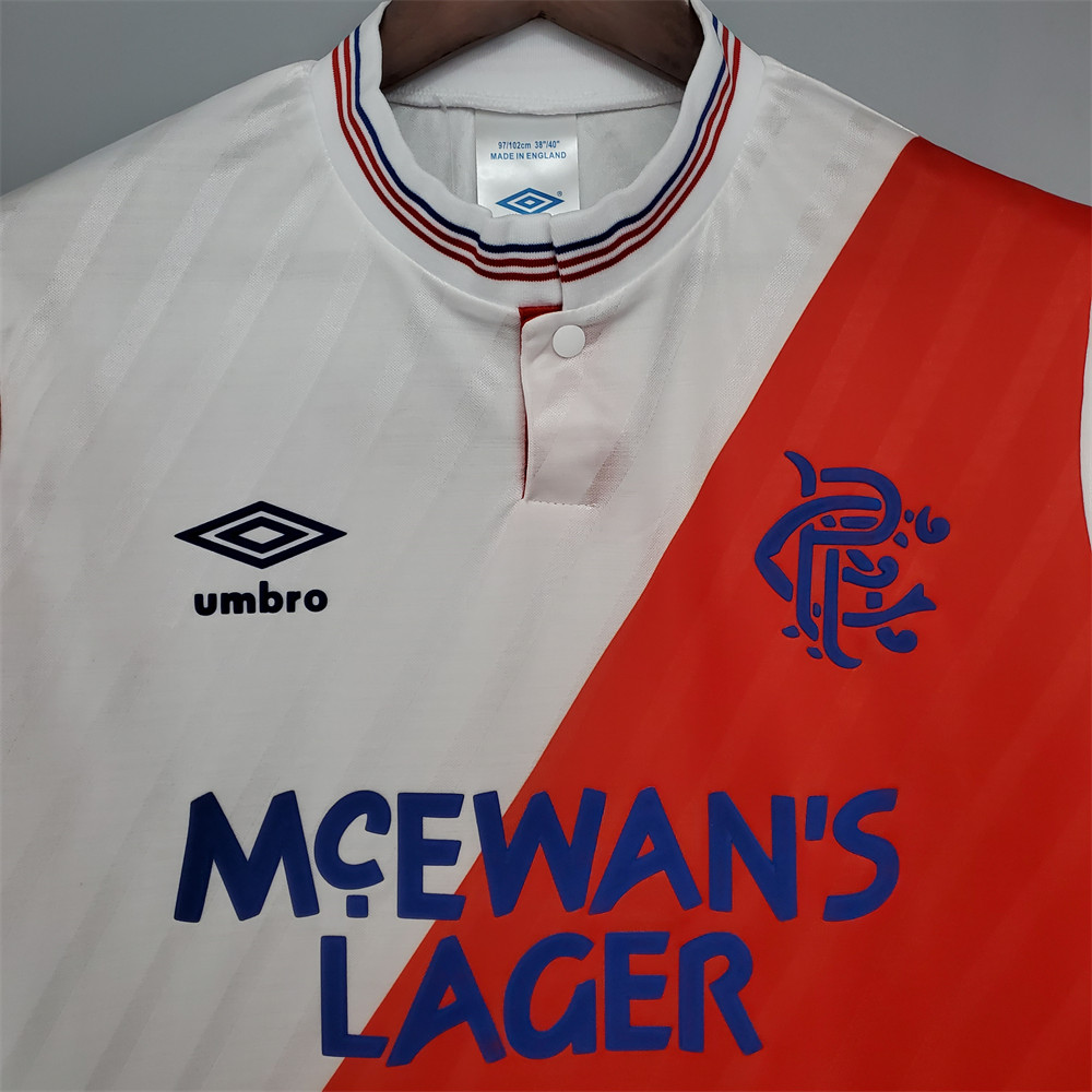 Retro Rangers 87/88 Away jersey Fan Version