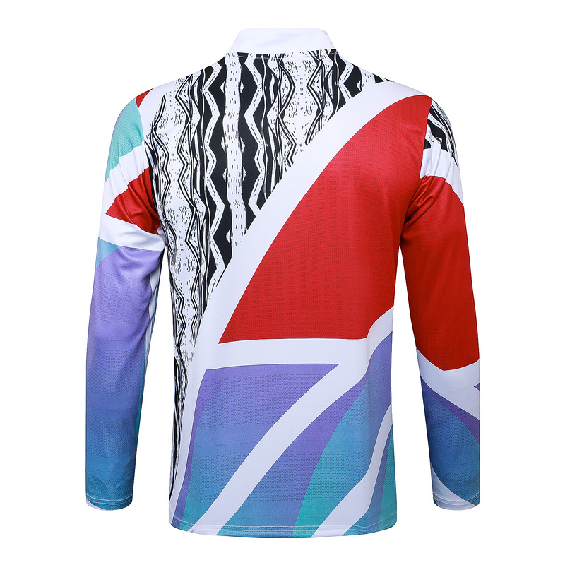 24/25 Arsenal Red white green Long-sleeved half-pull training kit Football team kit