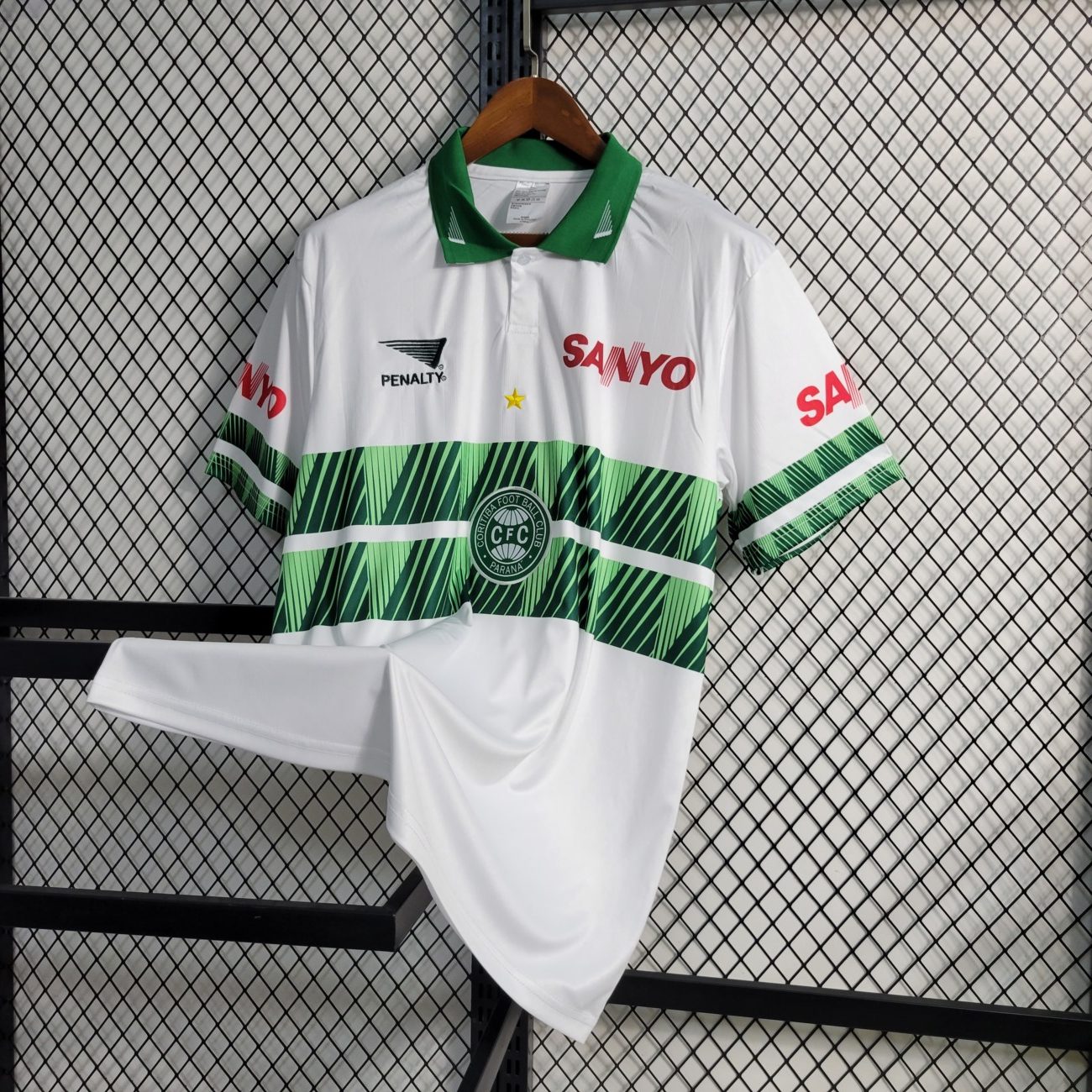 Retro 1996/97 Coritiba home jersey Fan Version