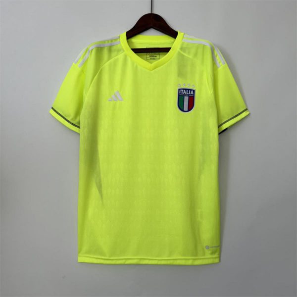2023 Goalkeeper Italy Green Jersey Fan Version