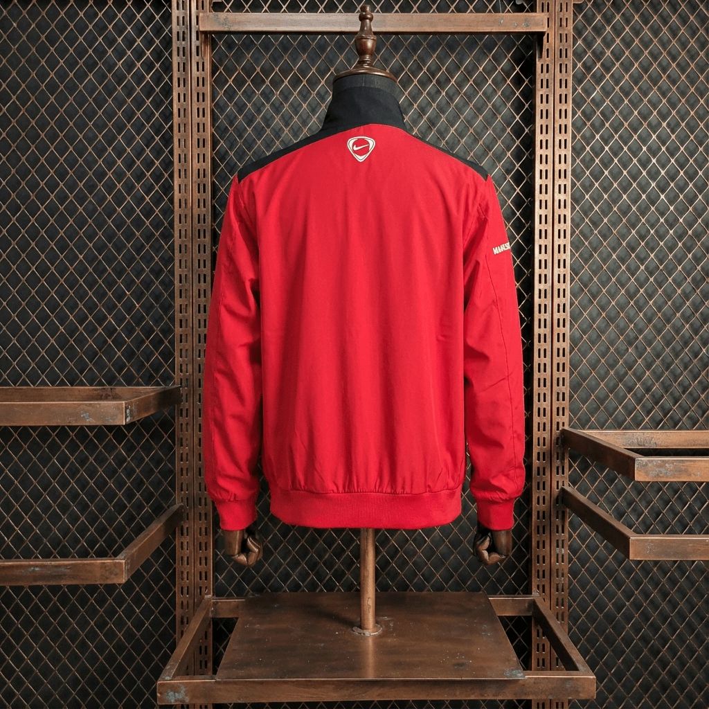 2007/08 Vintage Style Manchester United Red Windbreaker Sport Unifom