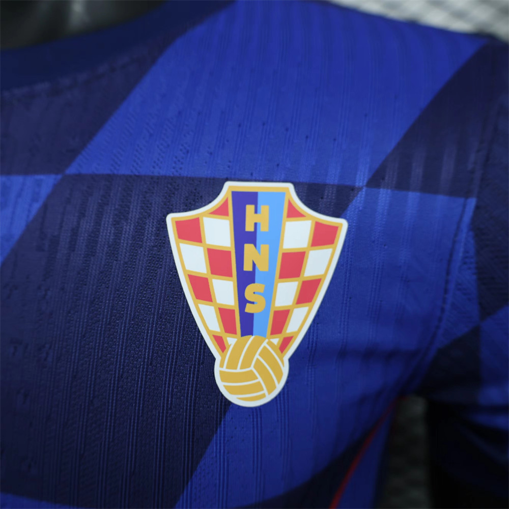 24/25 Croatia Euro Away Jersey Player Version