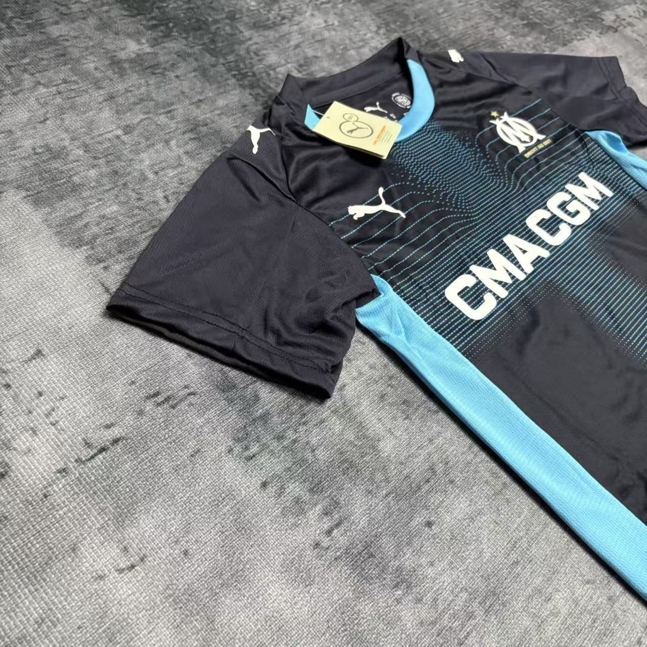 2025/26 Marseille Away jersey kids Kits size: 16-28