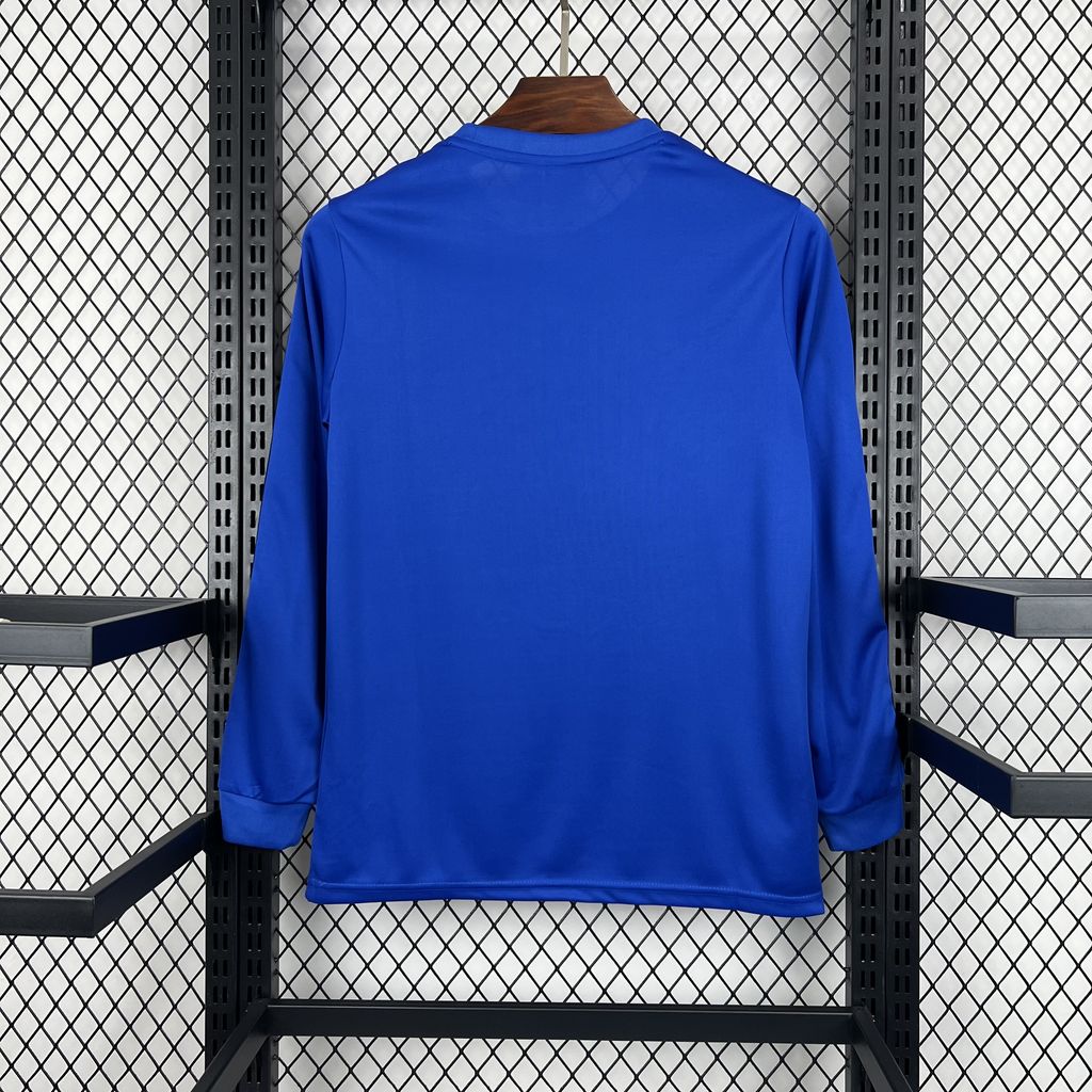 24/25 Manchester United Joint Edition Blue Long Sleeves jersey Fan Version