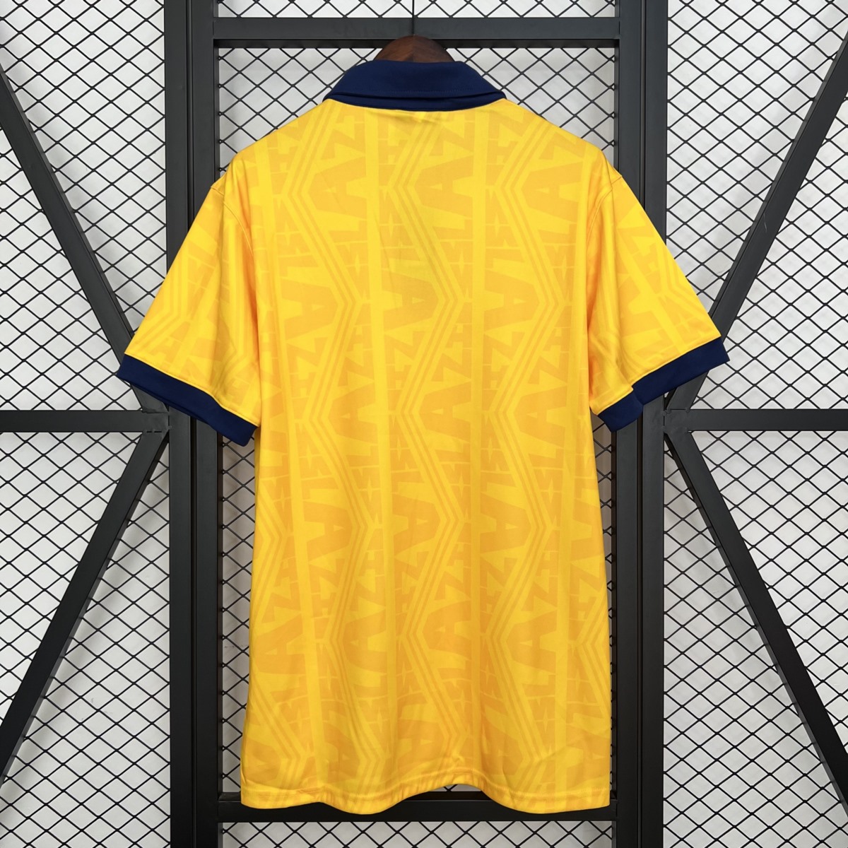 Retro Lazio 1991 Away yellow jersey Fan Version
