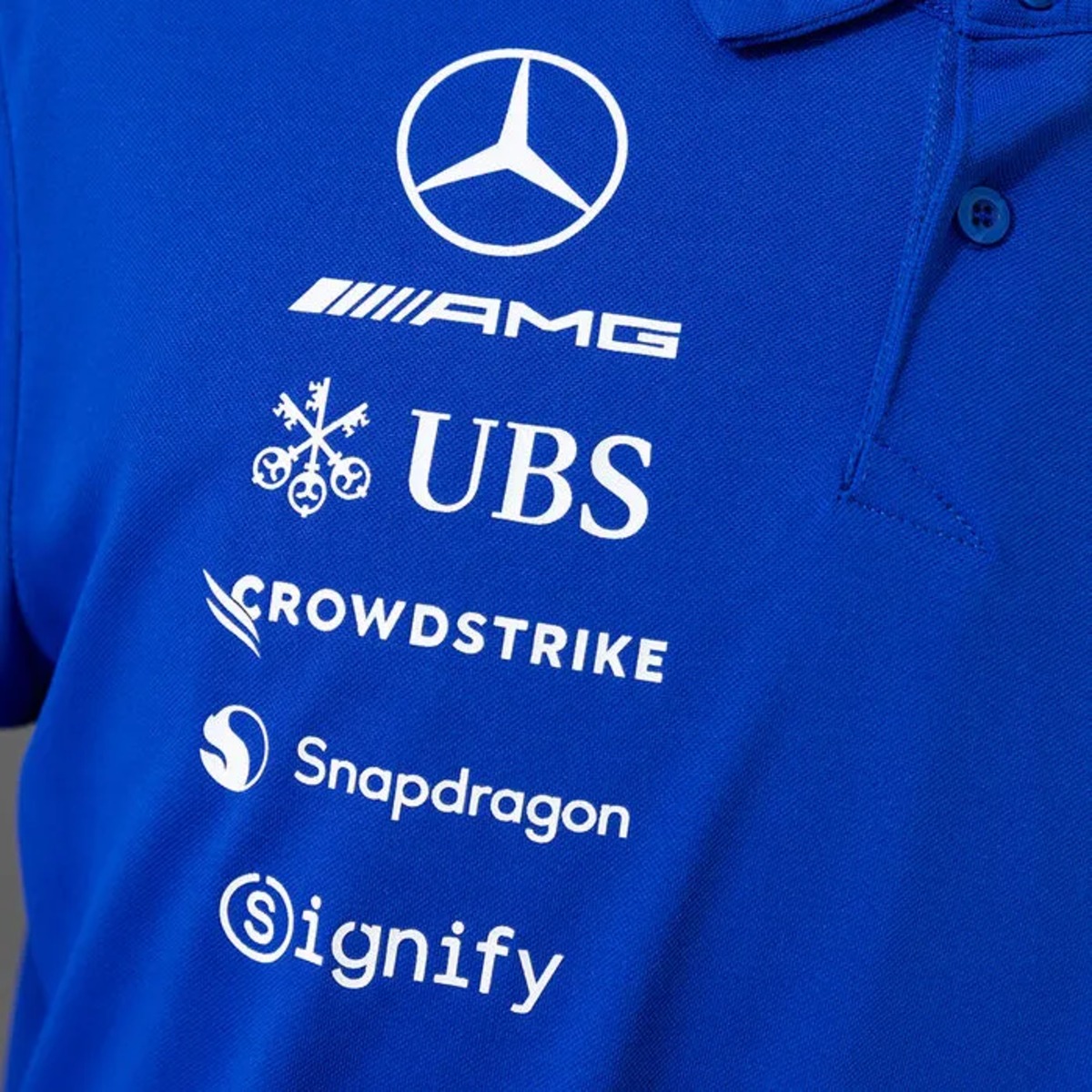 F1 Racing Mercedes-AMG 2026 Blue Polo