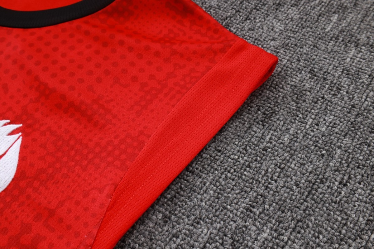 2026 AC Milan Red Training Set Shirt and Shorts