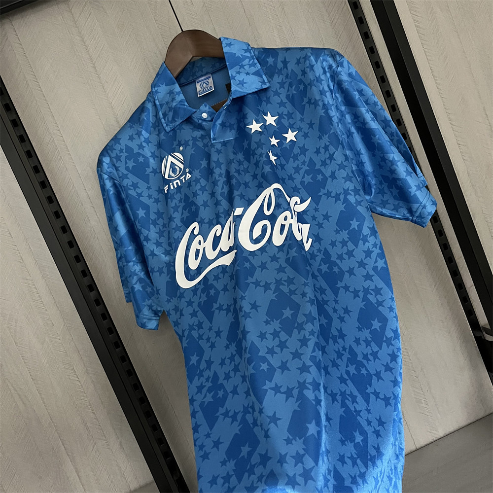 Retro 1993/94 Cruzeiro Home jersey Fan Version
