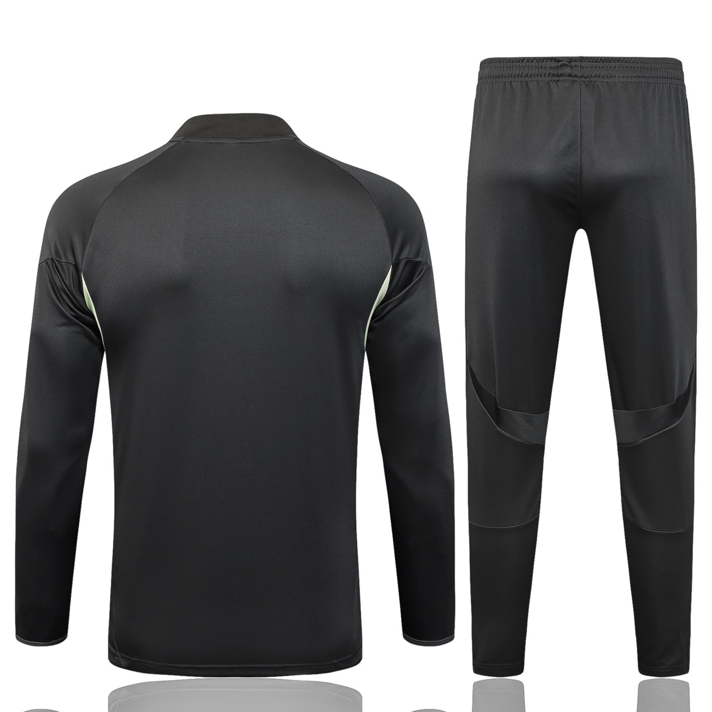 202526 Real Madrid grayish green Long-sleeved half-pull training kit Football team kit